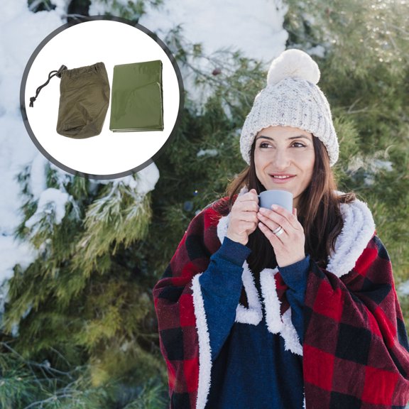 Worgeous 1 Set of Camping Blanket Sun Protection Blanket First Aid Blanket Survival Blanket