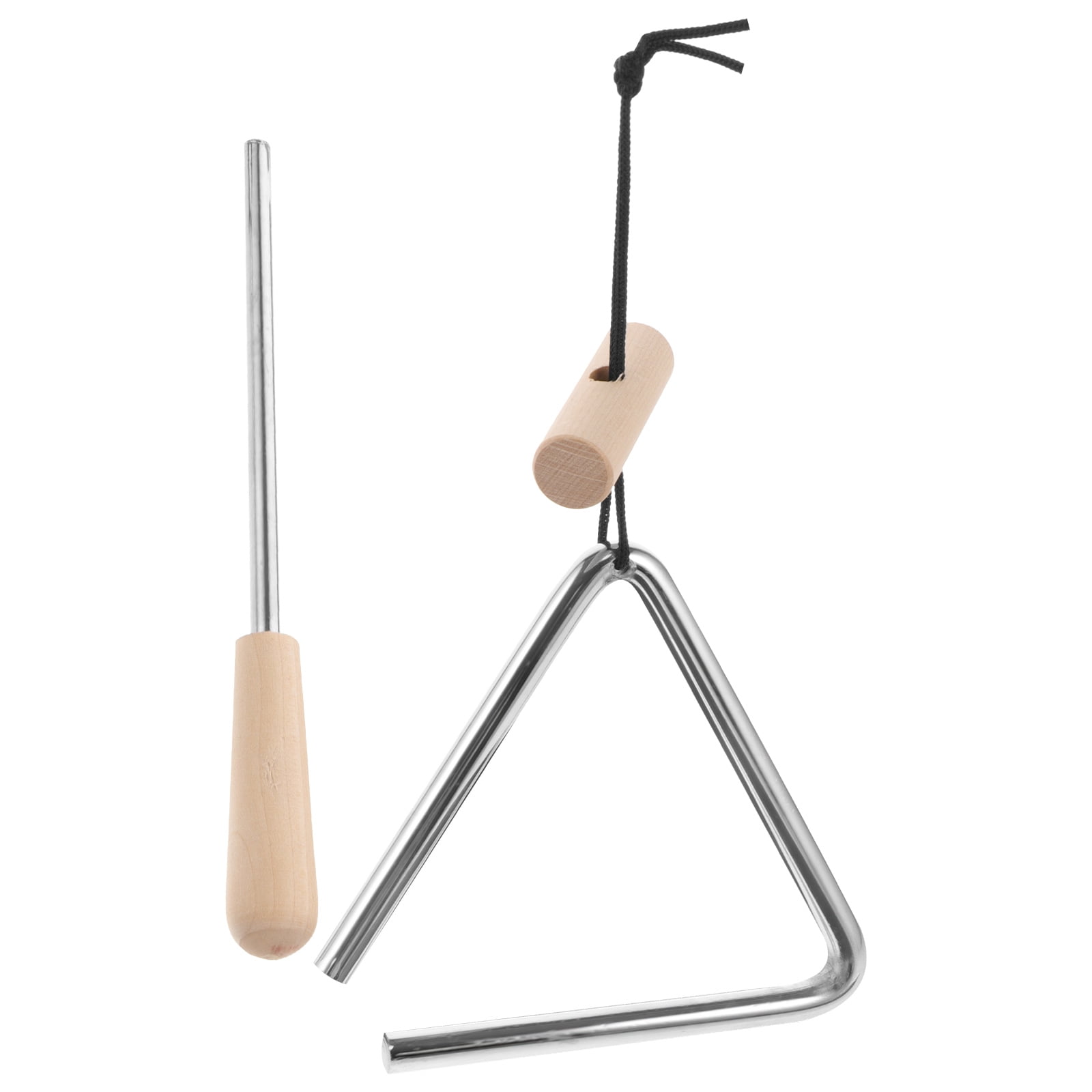 Arrow Shape Instrument Worgeous 1 Set of Music Instrument Musical Iron Triangle Percussion ...