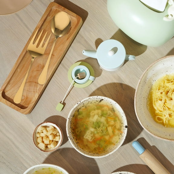 Worgeous 1 Set of Stainless Steel Serving Utensil Restaurant Use Silverware Food-grade Metal Serving Cutlery