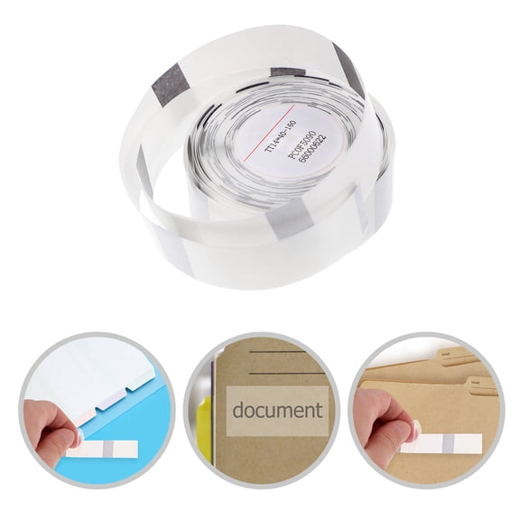 Worgeous 1 roll of Blank DIY Labels Self Adhesive Labels Name Labels Jewelry Store Label