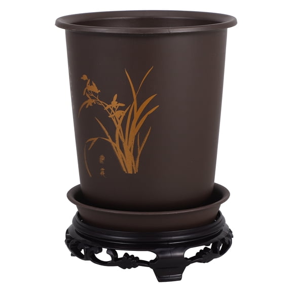 Worgeous 1 set of Orchid Planting Pot Bonsai Pot Indoor Plant Pots Flower Planting Holder