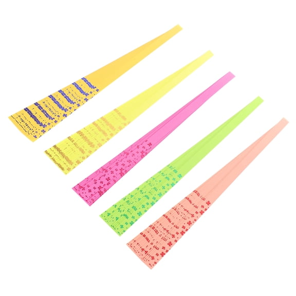 KALLORY Folding Star Paper Assorted Color For School Presentations 10 Sets