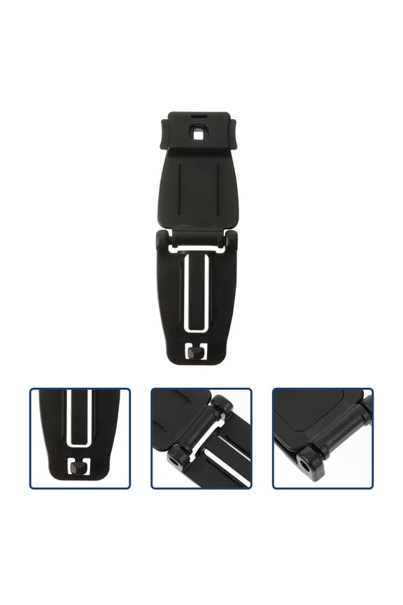 Worgeous 10 PCS Backpack Accessories Buckles Connecting Webbing Travel Black