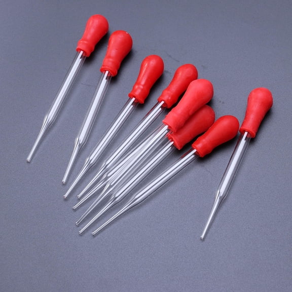 Worgeous  10 PCS Dropper Pipettes Kids Droppers for Crafts Chemical Precision