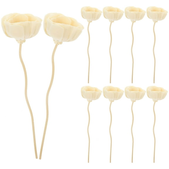 Worgeous Diffuser Reeds Flower Wood Flower Diffuser Sticks 10Pcs Room Fragrance