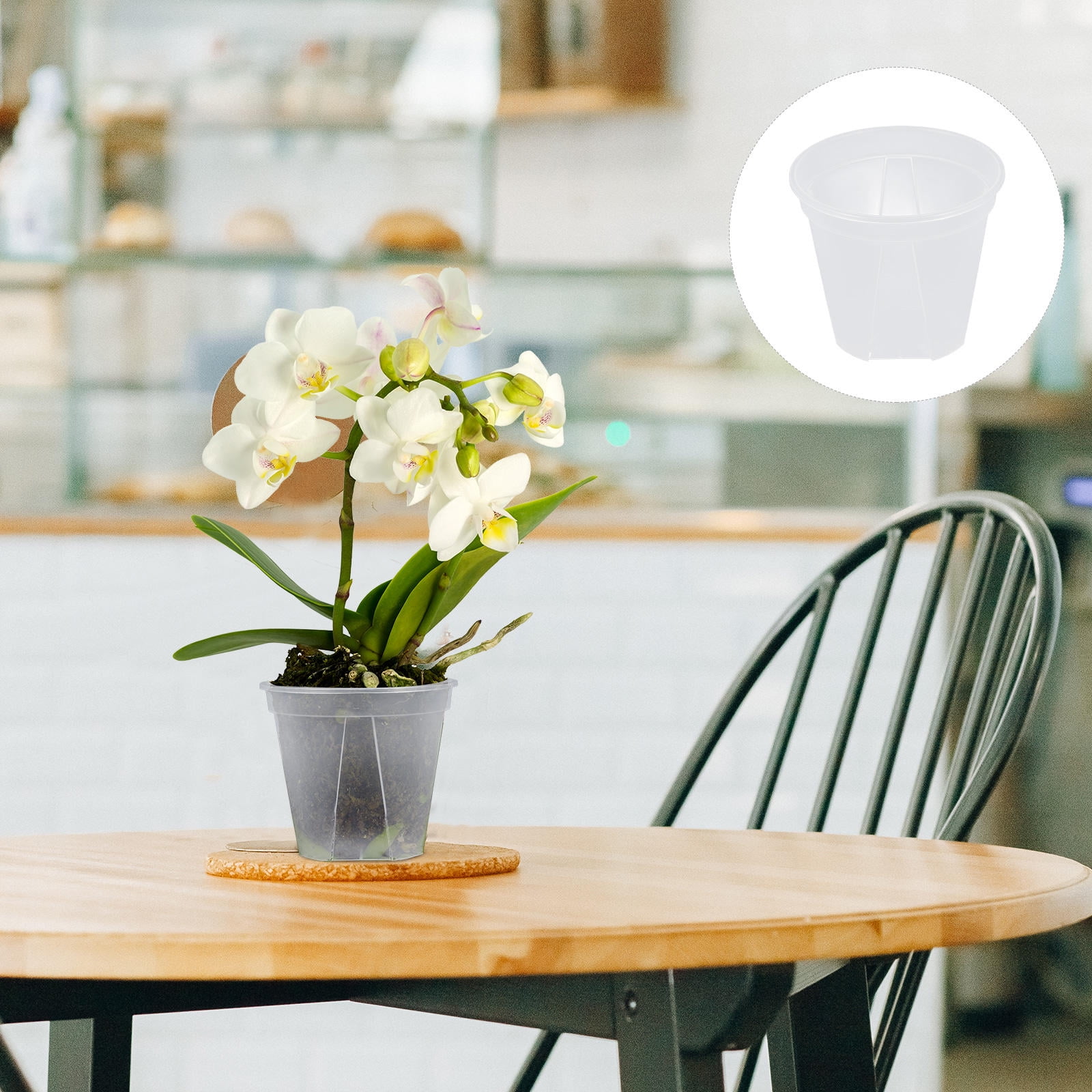 Worgeous 10 Pcs Basin Control Root Plant Pots with Drainage Nursery ...