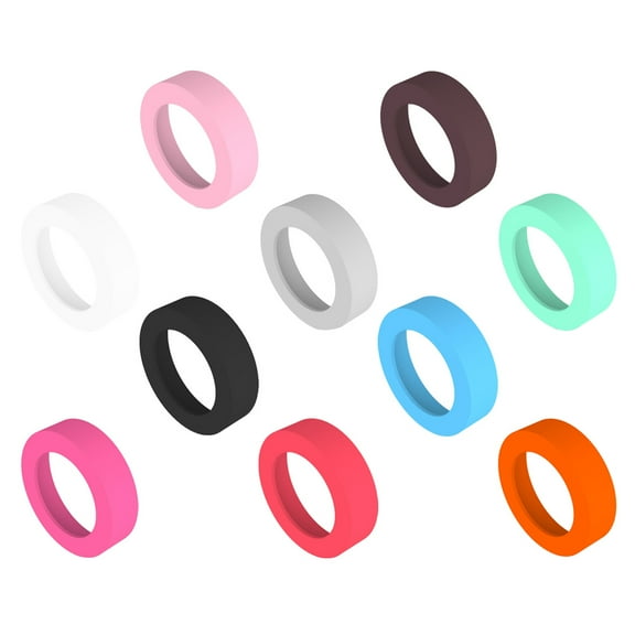 CIMAXIC Cup Protective Sleeve Water Bottle Bands Solid Color Design 10pcs