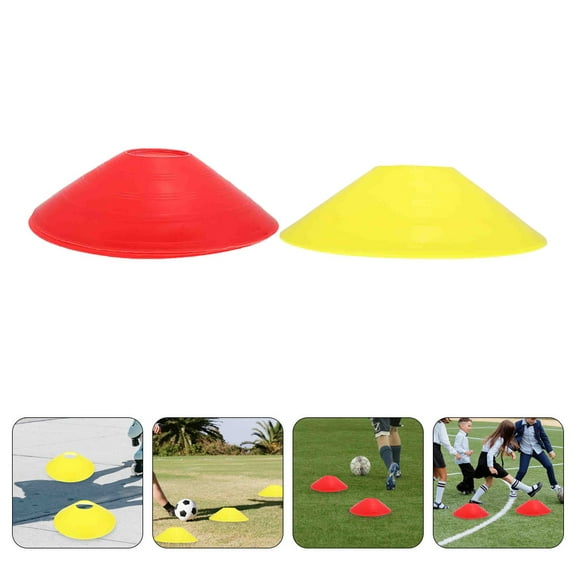 Worgeous 10 Pcs Disc Agility Cones for Training Portable Flexible