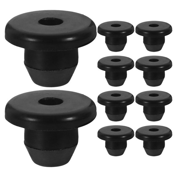 Worgeous 10 Pcs Jack Oil Plug Multi-layer Mold Vertical Universal Black