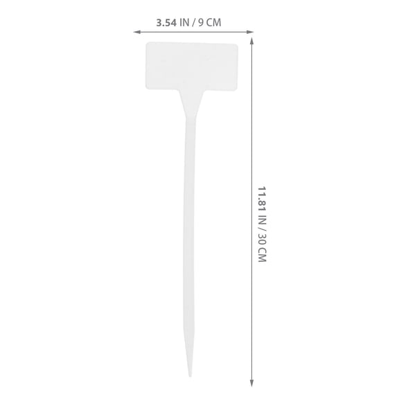 Worgeous 10 Pcs Markers Seed Herb Labels Garden Plants White