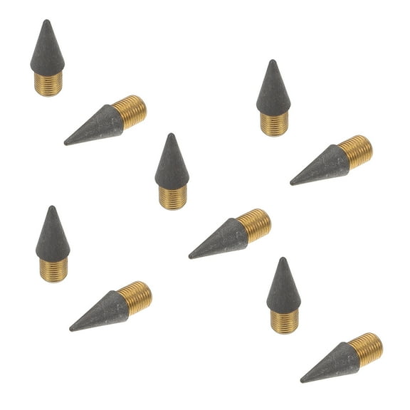 Worgeous 10pcs Inkless Pencil Nibs Replaceable Head Everlasting Pen Tips