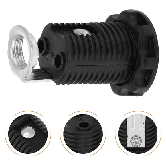 Milisten Plastic E12 Plug-In Screw Light Socket for Pendant Lamp Holder 10Pcs
