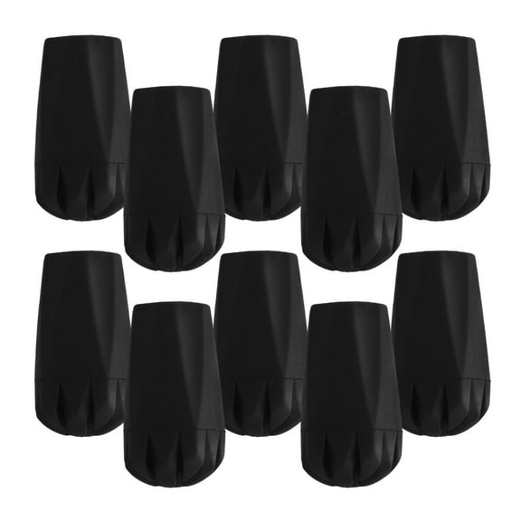COSMOBETTY Trekking Pole End Cap Rubber 10Pcs 1.77X0.98X0.98in