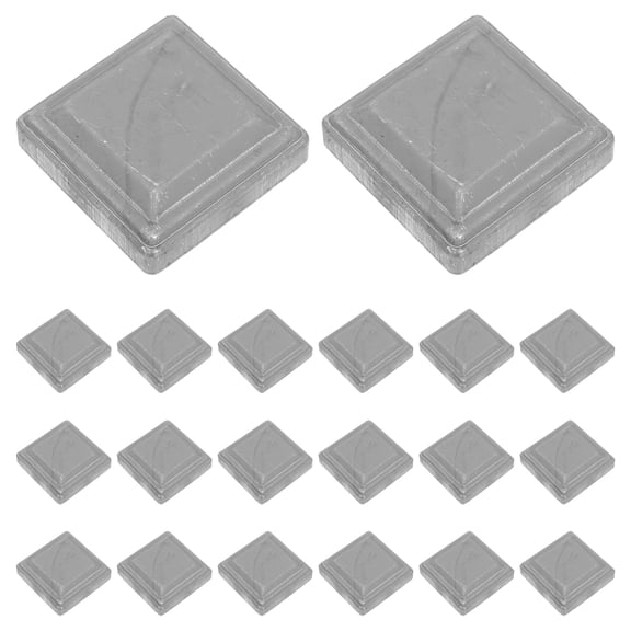 SEWCHICS Fence Post Cap Replacement Iron 10pcs for Outdoor Fencing Projects