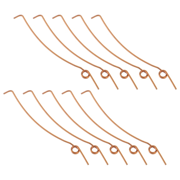 FONDOTIN Golden Metal Piano Springs for Precise Key Interaction and Use 10Pcs