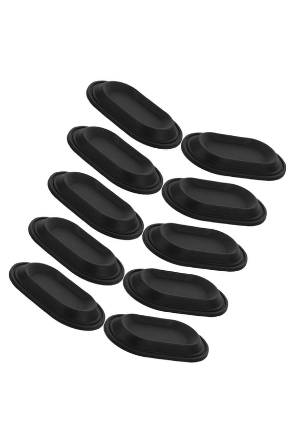 10 Pcs Suitcase Bottom Studs Luggage Foot Covers Travel Black
