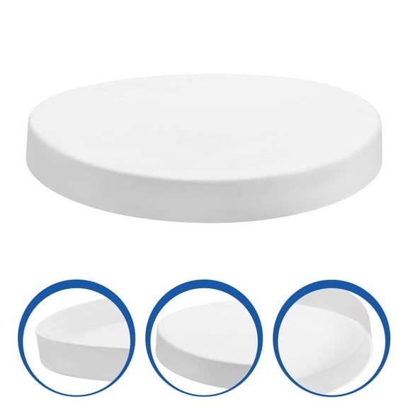 Phenofice Boat Dock Piling Caps Dock Piling Caps PVC White 10Pcs