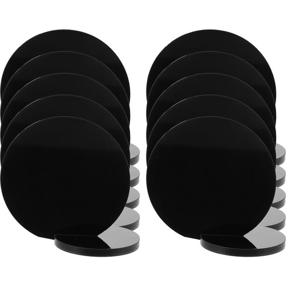 Worgeous  10 Set Reception Table Numbers Welcome Sign Stand Reserved Signs Banquet Black