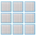 thumbnail image 1 of FOMIYES Stylish Multi-Color Hundreds Chart for Early Education and Teaching 10Sheets, 1 of 8