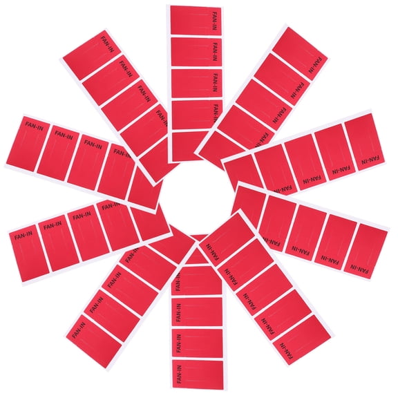 Worgeous 10 Sheets Self Adhesive Air Conditioner Stickers for Airflow Indicating Air Conditioner Stickers Indicating Decal Airflow Indicating Sticker Air Conditioner Label