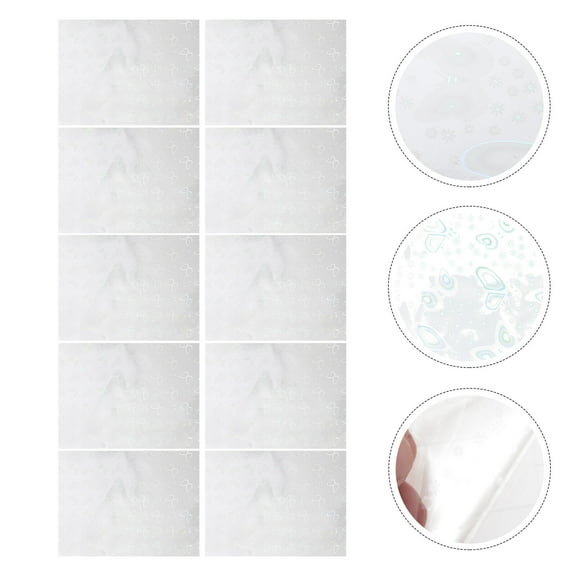 Worgeous  10 Sheets Transparency Film Protective Laminating Pouches for Photos Clear