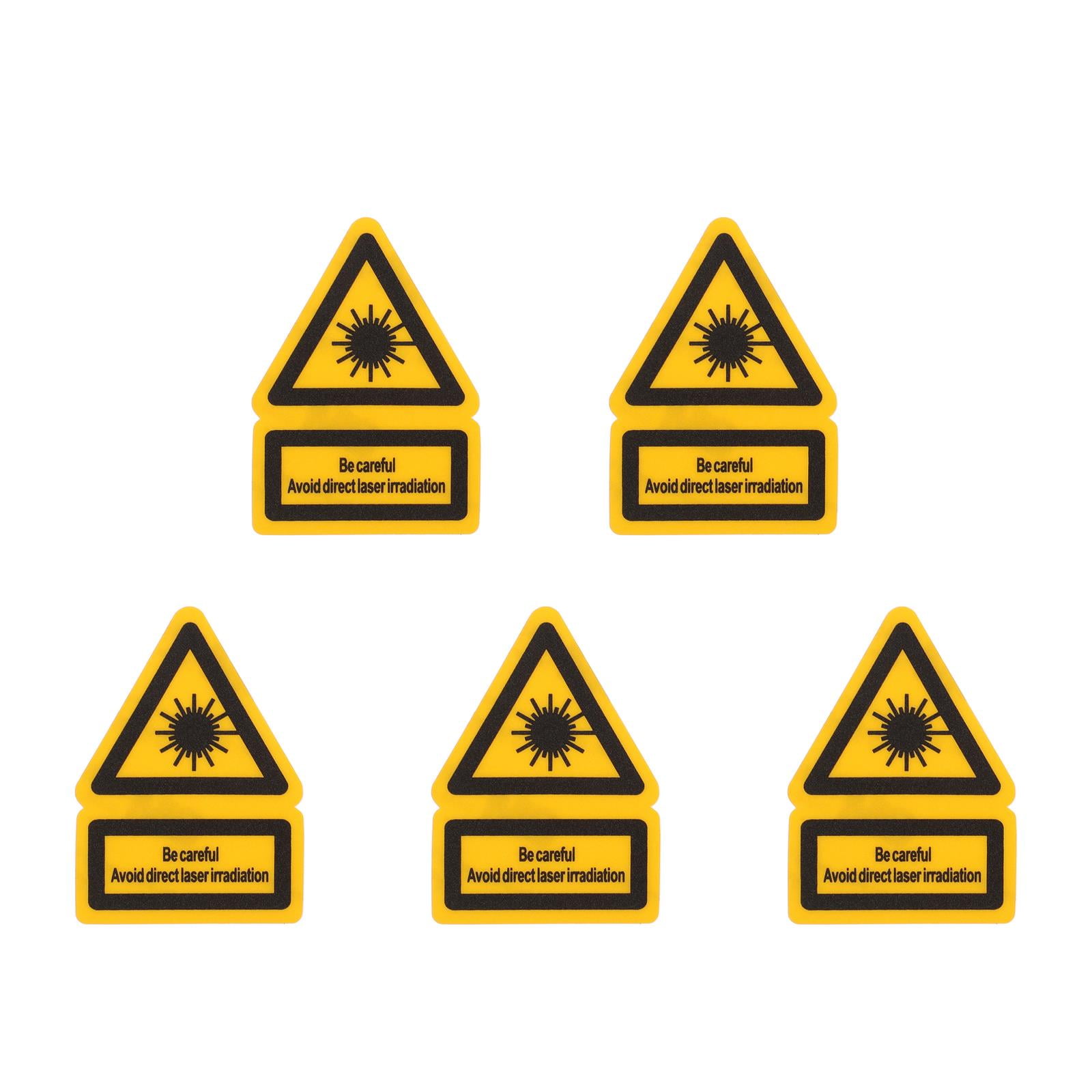 Worgeous 10 pcs Caution Sticker Security Sticker Caution Warning Decal ...