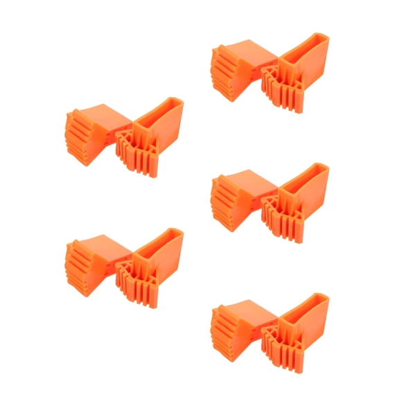 Worgeous 10 pcs Ladder Stabilizer Feet Ladder Foot Replacement Pads Ladder Anti-Slip Covers Ladder Leg Caps Ladder Foot Protection for Ladder Leg Cushion Replacement Orange
