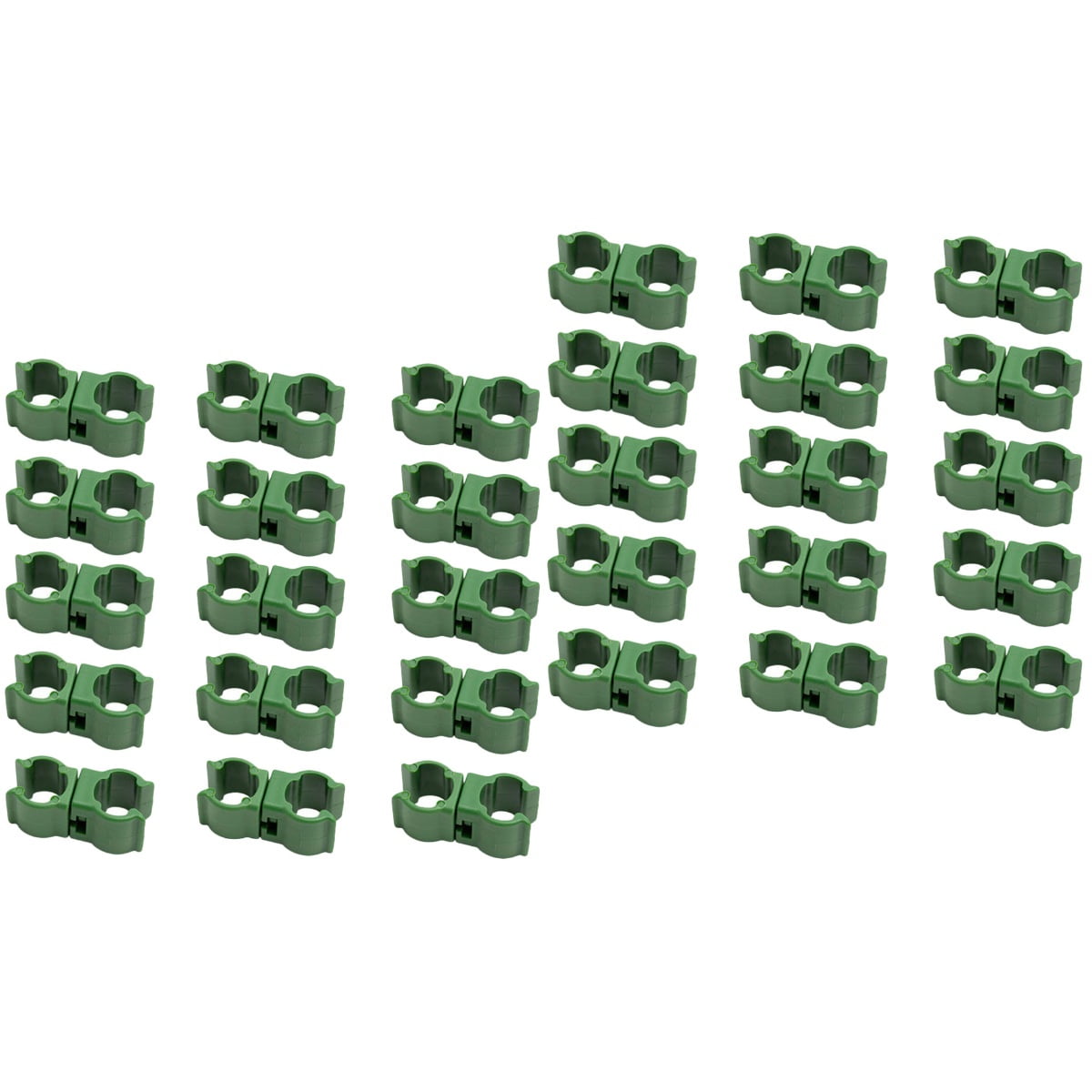 Worgeous 100 Pcs Adjustable Plant Trellis Connector Clip Green Climbing ...