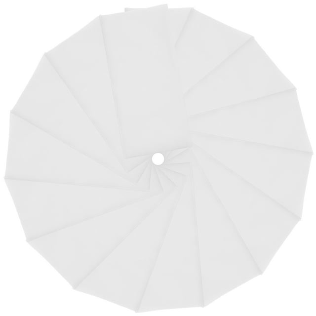 Worgeous 100 Pcs Bulk Napkins Paper Napkin Birthday Party Napkins Banquet 21.5X10cm White