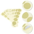 thumbnail image 1 of Worgeous  100 Pcs Foil Embossing Stickers Bulk Stencil Gear Shape Envelope Seal, 1 of 8