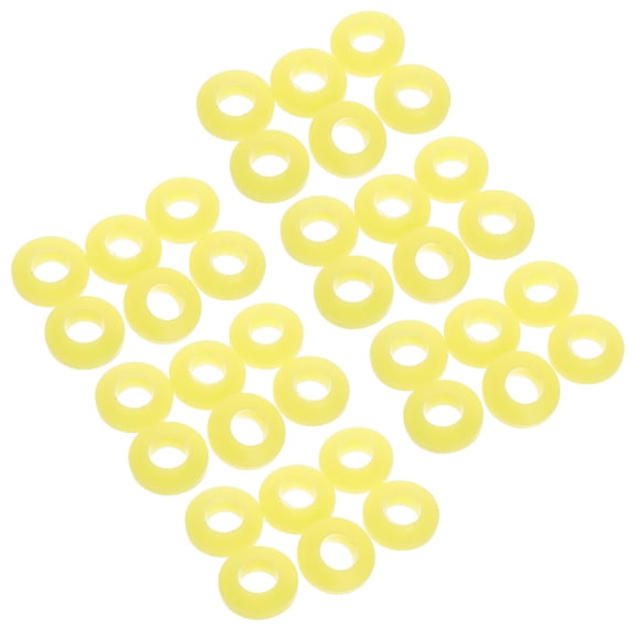 WHAMVOX MLINS 100pcs Shock Absorbing Ring Automotive Bearing Washer Multifunctional Car Shock Absorption Ring Universal Absorber Ring