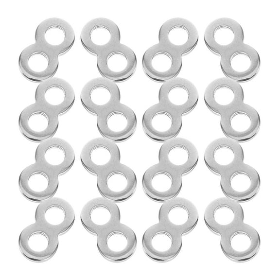 Worgeous 100 Pcs Paper Fasteners Tabletop Clips Stainless Steel Connector