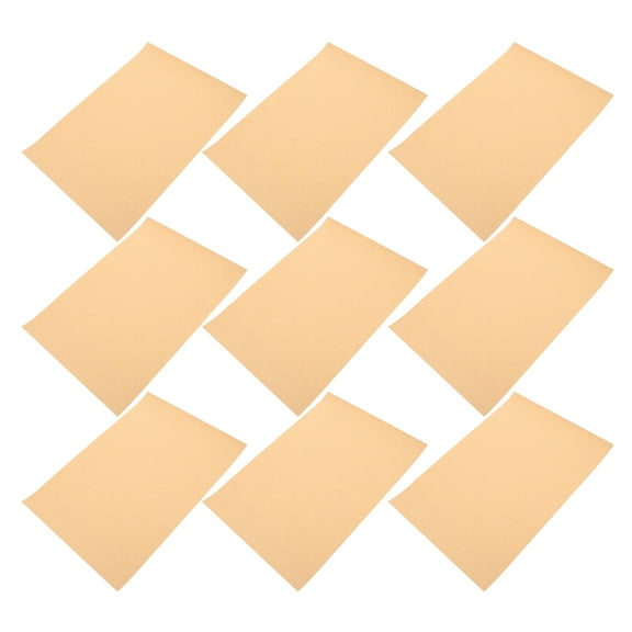 SKISUNO 100 Pcs Pastel Paper for Artists Brown Craft Paper for Practice Strong