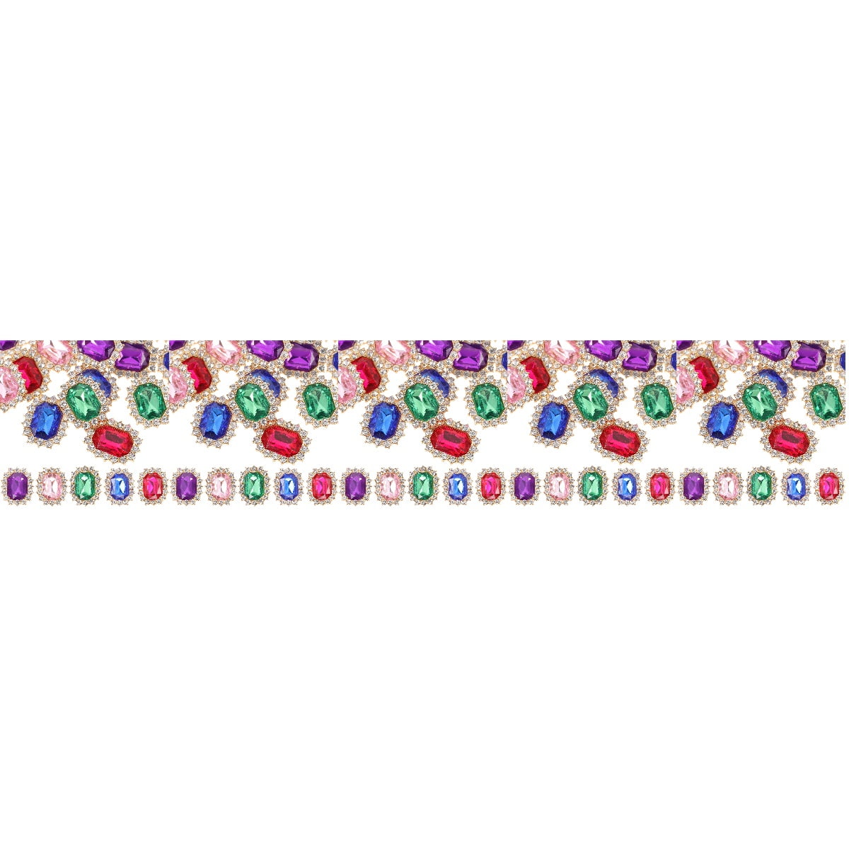 Worgeous 100 pcs Decorative Shoe Lace Rhinestone Clips Jewelry Accessories for Shoes, Boots, Sneakers, Craft and Decoration