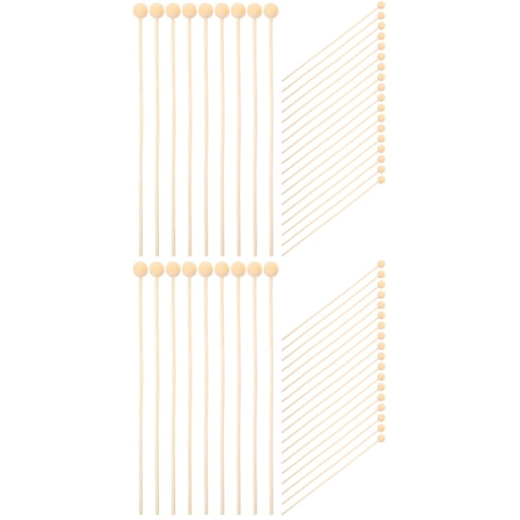 Worgeous 100 pcs Wooden Diffuser Stick Diffuser Rod Wood Bead Diffuser Replacement Stick