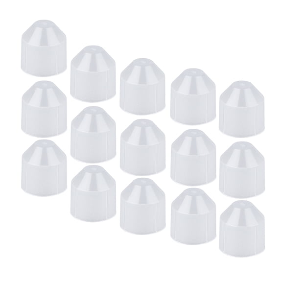 HOOWIFFY 100Pcs E27 Lamp Holder Covers Plastic Light Bulb Socket Protectors for Safety and Use