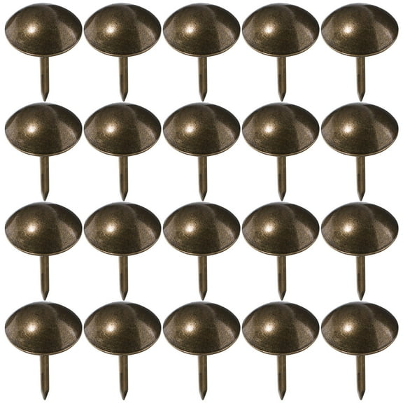 Worgeous 100pcs Iron Upholstery Nails Tacks Pin Decorative Push Pin for Sofa Chair Bed Headboard