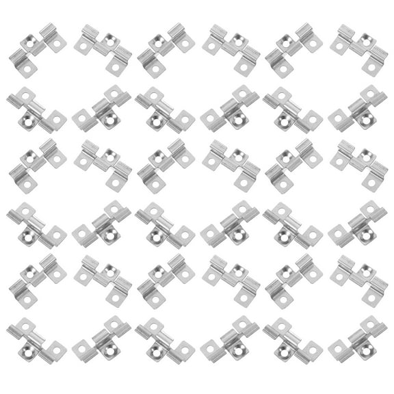 Worgeous 100pcs Small Deck Fasteners Decking Board Clip Fasteners Deck Fastener Clip Stainless Steel Deck Spacers Deck Clips For Decking Boards Decking Fastener