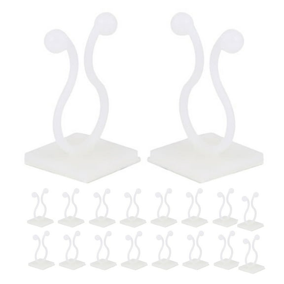 SEWCHICS Vine Fixing Clips Gardening Clips Pa66 100Pcs White