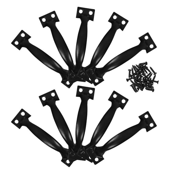 Worgeous 10PCS Cabinet Door Handles Gate Pulls Vintage Drawer Pulls Bow Handle Pulls Door Hardware for Door Dresser Cabinet Suitcase 4 Inch