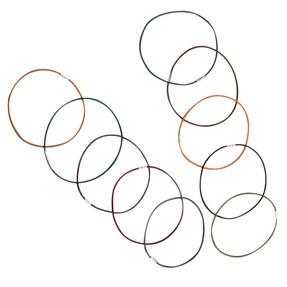 Worgeous 10PCS Notebook Elastic Bands Nylon Rope Adjustable Stretchy Closure Straps for Travel Journals Pen Holder and Outdoor