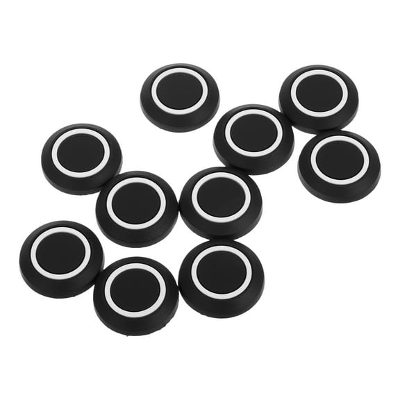 Worgeous 10Pcs Car Door Bumper Guard Black Rubber for Door Dent Protector Daily Use