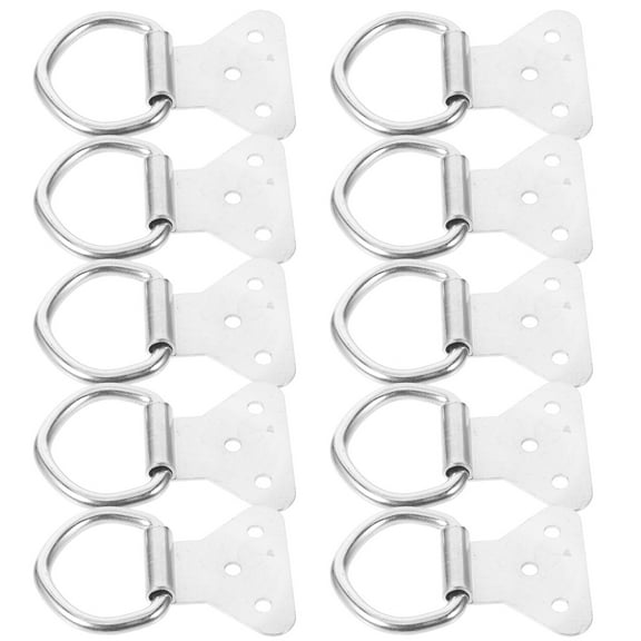 Worgeous D Rings Picture Hanging Metal 10Pcs for Wall Decorations