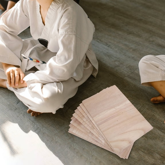 Raindrops Punching Practice Kick Breaking Board Wood 10Pcs 12In X 8In