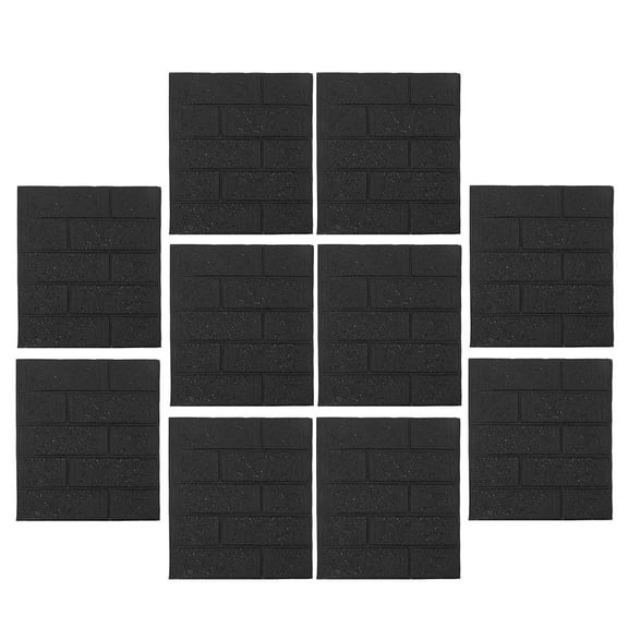 Worgeous 10pcs 3d Wall Panels For Interior Wall Decor Home Decorative Wall Sticker 3d Brick Wallpaper Peel And Stick Realistic Stone Look