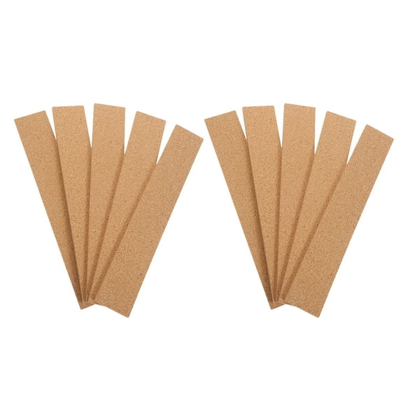 Worgeous 10pcs Adhesive Cork Board Strips For Walls Cork Memo Board Strips Cork Bulletin Bar Strips Office Supplies Cork Wall Strips