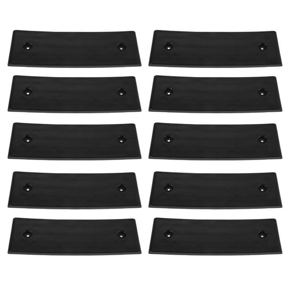 COSMOBETTY Bunk Bed Slide Attachment Only Black ABS for Boat Owners Storage 10Pcs 10.02X2.95X1.38in