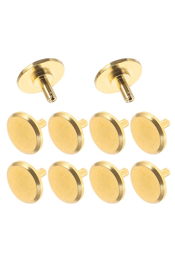 Worgeous 10pcs Copper Clock Second Hand Caps Quartz Clock Mechanism Kit for DIY Clock Repair Second Hand Covers Protects Clock Hands from Damage