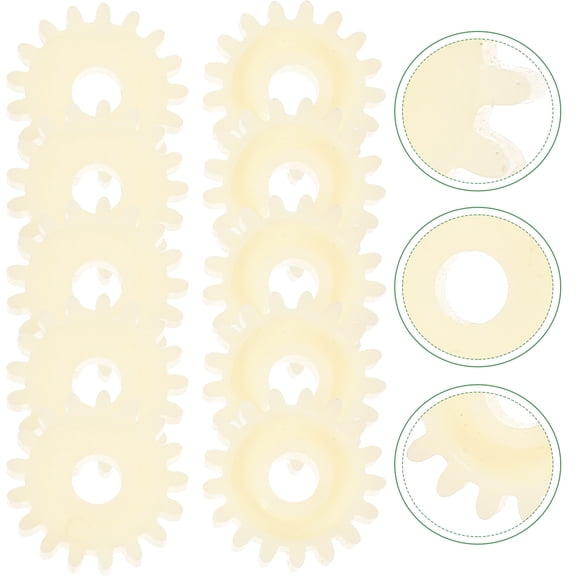 Worgeous 10pcs Incubator Gears Wheel Replacement Egg Turning Motor Gears Incubator Accessories