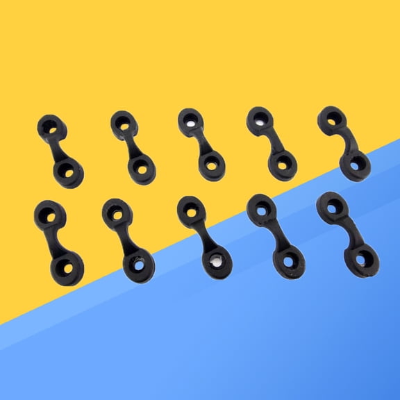 Worgeous 10pcs Kayak Eye Pad Canoe Deck Tie Down Rigging Accessories 51 x 12mm